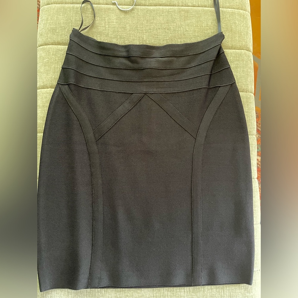 Bebe Bodycon Black Women's Skirt